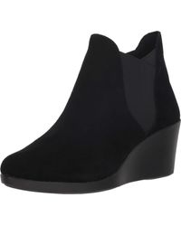 crocs leigh wedge chelsea boot