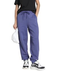 PUMA - HER Comfort Hochgeschnittene Jogginghose XL Blue Crystal - Lyst