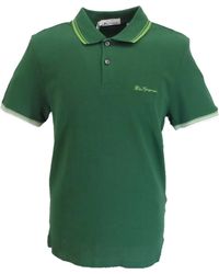 Ben Sherman - S Short Sleeve Polo Shirt Green Size 2 X Large - Lyst