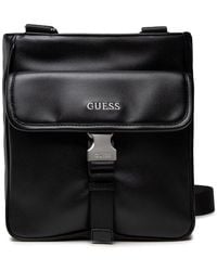 Guess - Borsello Tracolla Uomo HMSCLA P1325 Nero Black - Lyst