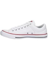 Converse - Unisex Chuck Taylor All Star High Street Low Design Lace Up Style Sneaker - White/garnet/navy, White, 11 Women/9 Men - Lyst