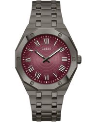 Guess - Uhr Armbanduhr Asset GW0575G5 Edelstahl schwarz - Lyst