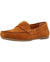 Dames Schoenen voor voor Platte schoenen voor Loafers en mocassins Esprit H05593 in het Rood 