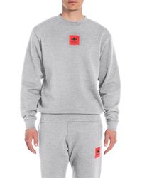 Replay - Sweatshirt aus Baumwolle - Lyst