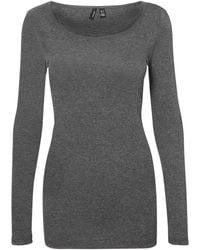 Vero Moda - VMMAXI My LS Soft Long U-Neck - Lyst