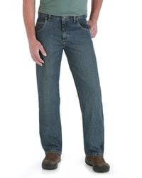 Wrangler - Big & Tall Rugged Wear Relaxed Straight-fit Jean - Lyst