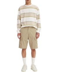 Levi's - Bermuda Infantry Cargo Beige W34 - Lyst