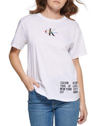 Calvin Klein - Jeans Pride Monogram Logo Tour Tee - Lyst