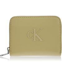 Calvin Klein - Raised Ck Medium Zip Around Lv04f1026g Wallets - Lyst
