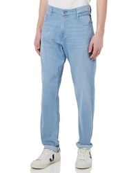 Replay - Jeans Uomo Sandot Tapered Fit Aged in Cotone Bio - Lyst
