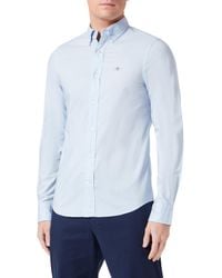 GANT - Slim POPLIN Shirt Hemd - Lyst