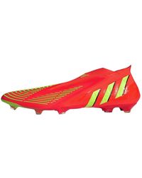 adidas - Predator Edge+ Firm Ground Cleat - Unisex Soccer, Solar Red/team Solar Green/core Blac, 7.5 - Lyst