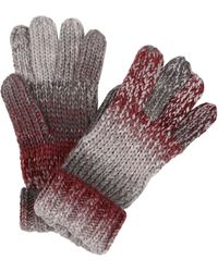 Regatta - S Frosty Vi Chunky Knit Turn Up Gloves - Lyst