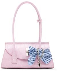 Steve Madden - Milan Croc Shoulder Bag - Lyst