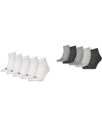 PUMA - Socken Weiß 35-38 Socken Grau/Grau 35-38 - Lyst