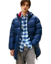 Tommy Hilfiger - Pufferjacke Essential Down Parka mit Kapuze - Lyst