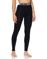 Calvin Klein Socks s Legging 1p Legwear Logo Lissy Tights - Schwarz