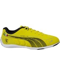 PUMA - Speed Cat Super Lite S Low Yellow Lace Up Trainers 304377 05 - Lyst