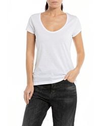 Replay - W3787a T-shirt - Lyst