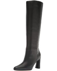 Vince - S Highland Knee High Boot Black Leather 6 M - Lyst