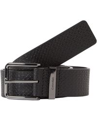 Calvin Klein - Belt Warmth Plus Nano Mono 3.5 Cm Leather - Lyst