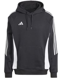 adidas Originals - Teamsport Textiel - Sweatshirts Tiro 24 Hoody Zwart-wit - Lyst