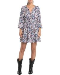 Replay - Kleid Langarm aus Viskose - Lyst