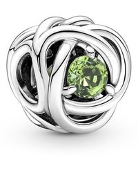 PANDORA - Bracelet Charm Moments Bracelets - Gift For Her - Sterling Silver With Spring Green - Lyst
