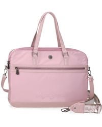 Pepe Jeans - Corin Laptop Bag Pink 40x30x5cm Polyester And Pu By Joumma Bags - Lyst