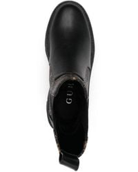 Guess - Sneakers Donna Nero Fltshu ele10 blkbr NERO 36 - Lyst