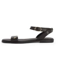 Tommy Hilfiger - Ankle Strap Leather Sandal - Lyst