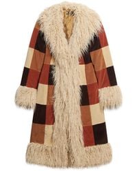 Superdry - Long Afghan Patchwork Coat - Lyst
