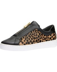Michael Kors - 43r5kefp1h-293 Keaton Zip Slip On Husk Multi Uk 8 - Lyst