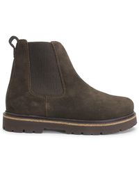 Birkenstock - Highwood Slip On Mid Suede Leather Mocca Stivali 38 EU - Lyst