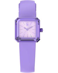 Swarovski Montre bracelet en silicone - Violet