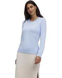 FALKE - Basic Cotton Crew Neck W PU Baumwolle weich hautfreundlich 1 Stück Pullover - Lyst