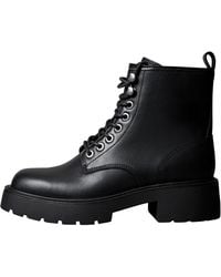 Calvin Klein - Botines de media caña Mujer Chunky Lace Up con cremallera - Lyst