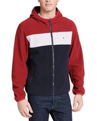 Tommy Hilfiger - Hooded Performance Fleece Jacket - Lyst