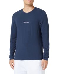Calvin Klein - Sweatshirt L/s Crew Neck No Hood - Lyst