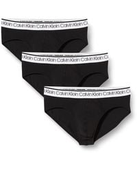 Calvin Klein - 's 3-pack Of Briefs Hip Briefs 3 Pk With Stretch - Lyst