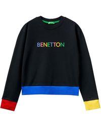 Benetton - Masche G/C M/L 3J68D104C Sweatshirt - Lyst