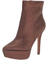 Jessica Simpson - Womens Odeda Embellished Platform Bootie Ankle Boot - Lyst