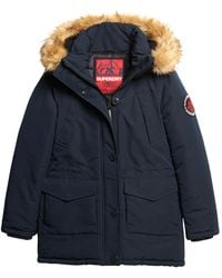 Superdry - Everest Faux Fur Hooded Parka Jacket - Lyst