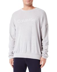 Calvin Klein - S/L Sweatshirts Lourds - Lyst
