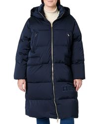 Tommy Hilfiger - Sateen Down Hooded Maxi Woven Coats - Lyst