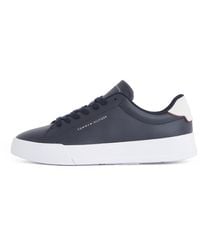 Tommy Hilfiger - Court Sneaker Detail Essential aus Leder - Lyst