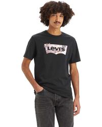 Levi's - Graphic Crewneck Tee Tropical Batwing Ca - Lyst