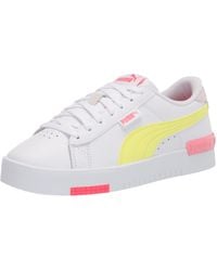 PUMA Leather Phenom Lux Women's Sneakers in White | Lyst