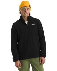 The North Face - Glacier Fleece 1/4 Zip Sweat-Shirt pour TNF Black M - Lyst