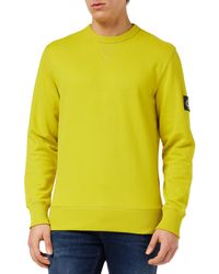 Calvin Klein - Badge Crew Neck J30j323426 Sweatshirts - Lyst